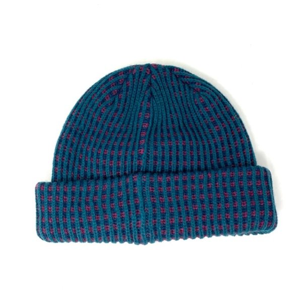 VANS Crafton Cuff Dress Blue Beanie Unisex Knit Hat One Size VN0A7SCDLKZ - Picture 3 of 4